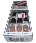 Kiss Nails Impress Press On Manicure #72043 Goal Digger (New/Sealed/See ... - $16.28 CAD