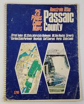 *L2) Passaic County New Jersey Atlas (1974 Hagstrom Spiral Paperback) - $69.36 CAD