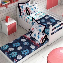 Little Monsters Boys BUNK-BED Comforter Set 2 Pcs Twin Size - £35.25 GBP