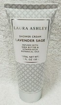 Laura Ashley LAVENDER SAGE Shower Cream Shea Butter Vitamin-Rich 5 oz/150mL New - £12.50 GBP