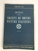 SMPE Journal Of The Society Of Motion Picture Engineers February 1947 VO... - £10.16 GBP