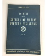 SMPE Journal Of The Society Of Motion Picture Engineers February 1947 VO... - £10.35 GBP