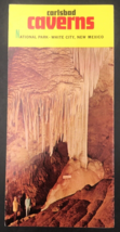 1970s Carlsbad Caverns National Park White City New Mexico NM Travel Brochure - £7.60 GBP
