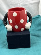 Disney Minnie Mouse Coffee Mug  Tea Mickey Mouse with Dual Handle Cup - £7.06 GBP