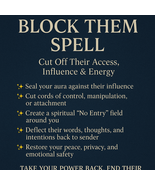 ?️ Block Them Spell – Cut Off Their Access, Influence &amp; Energy ?️ - $90.01 CAD