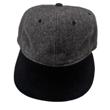 Yuppong Wool Blend Blank Strapback Hat Dad Cap Baseball Vintage 90s Gray... - £19.42 GBP