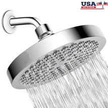 Us Luxury Chrome Shower Head High Pressure Rain Bathroom Showerhead Adjustable - £25.63 GBP