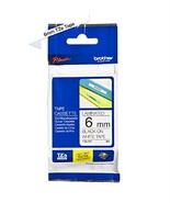 Brother Genuine P-Touch 2-Pack TZe-211 Laminated Tape, Black Print on Wh... - $17.11 CAD