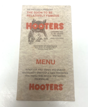 Vintage 1980s Hooters Honolulu Menu from Aloha Tower Marketplace - $20.79
