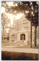 Coudersport PA RPPC Church c1918 Real Photo Pennsylvania Postcard I23 - £14.88 GBP