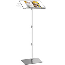 Acrylic Podium Stand,Angle Adjustable Lecterns &amp; Podiums,Transparent Pul... - $287.96