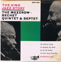 Mezzrow Bechet Quintet &amp; Septet 45rpm King Jazz Story Sheik OF Araby - £5.94 GBP