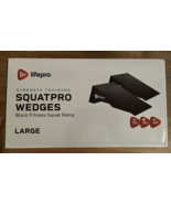 Lifepro Squat Wedge Set 2 Squat Wedges Large Size 1 Resistance Band NEW - $866.93 MXN