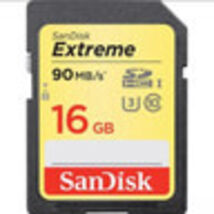 16GB Extreme SD SDHC 90MB/S Class 10 UHS/I U3 Flash Memory Card - $12.75