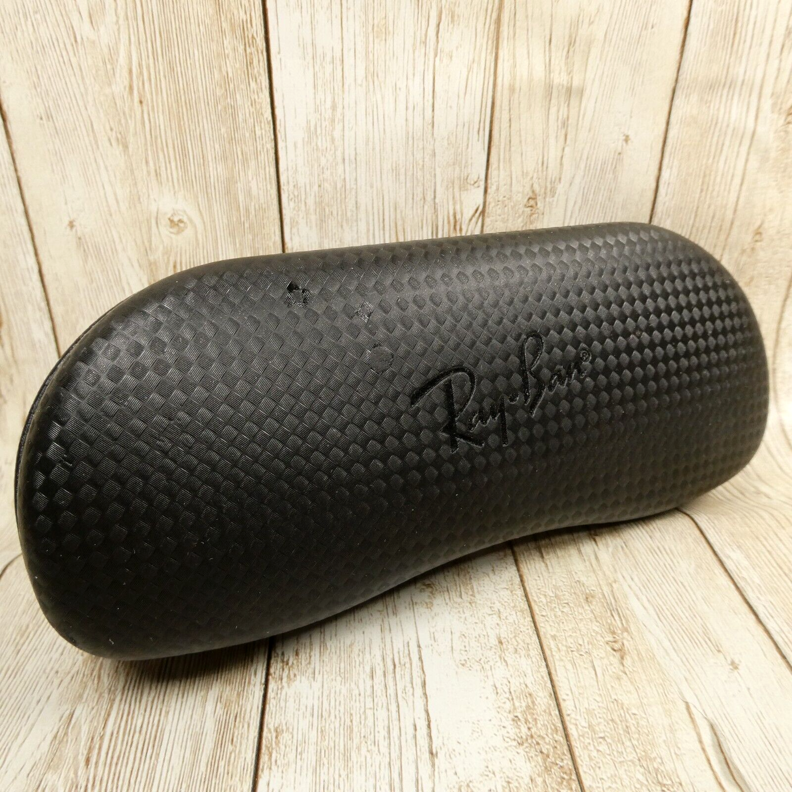 Primary image for Ray-Ban Black Carbon Fiber Style Eyeglass Hard Clam Shell CASE ONLY