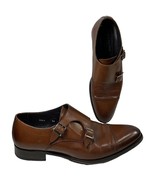 To Boot New York Medford Camel Brown Leather Dino Double Monk Strap Shoe... - £71.82 GBP