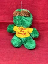 VTG Knickerbocker Oscar The Grouch Sesame Street 8” Plush Stuffed Animal... - £11.85 GBP