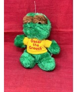 VTG Knickerbocker Oscar The Grouch Sesame Street 8” Plush Stuffed Animal... - $29.65