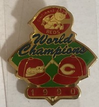 1990 Cincinnati Reds World Champions Souvenir Pin J3 - £10.10 GBP