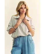 Davi &amp; Dani Drawstring Hem Half Zip Raglan Sleeve Sweatshirt - $941.88 MXN