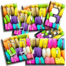 Colorful Italian Macaroons Cookies Light Switch Outlet Wall Plates Kitchen Decor - $16.55+