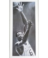 STEPHEN HOLLAND BOSTON CELTICS &quot;BILL RUSSELL&quot; SIGNED BY HOLLAND  LITHOGR... - $147.51