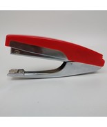 Hand Held Red Stapler Small Staples (Approx. 11/16&quot;) Japan Used - $9.89