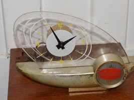 Vintage Schaeffer Beert Atomic Advertising Clock - $168.30