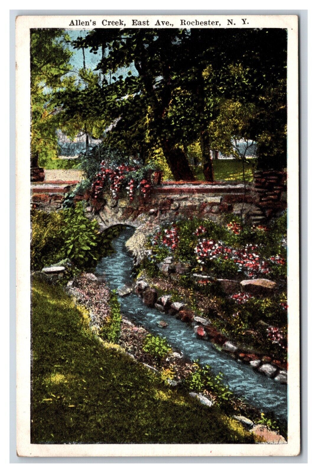 Primary image for Allen's Creek East Avenue Rochester New York NY UNP WB Postcard H22