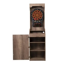 Soft Tip Electronic Dartboard and Cabinet - LED Lighting - 8 Players - 2... - $663.00 CAD