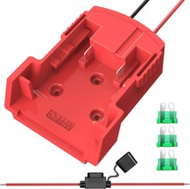 Red Power Wheels Adapter For Milwaukee Battery M18, 18V Power Wheels Bat... - £23.40 GBP