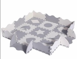 Superjare 25 Pieces Baby Play Mat, Thick Interlocking Foam Floor Tiles  - £24.09 GBP
