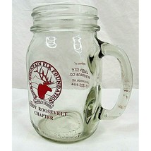 Rocky Mountain Elk Foundation Teddy Roosevelt Chapter Dickinson ND Jar Mug Rare - $17.32