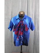 Retro Spider-man Shirt - Upside Down Spide-rman 2002 Button Down - Men&#39;s... - $75.41 CAD
