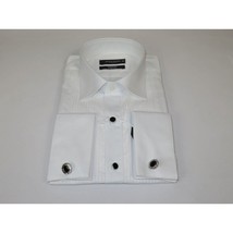 Men's Makrom Turkey Formal Tuxedo Shirt Cotton Lay-down  5676-420 White image 1