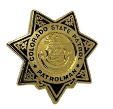 Colorado Highway Patrol Trooper Police Law Enforcement Enamel Lapel Hat Pin - $14.95