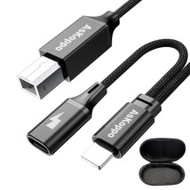 Lightning To Midi Cable Usb Otg Type B Cable, [With Lightning, Midi Keyboard. - £32.37 GBP