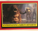 Vintage Star Wars Return of the Jedi trading card #46 Entertaining Jabba... - $1.97