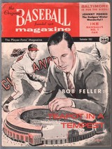 Baseball Magazine 9/1957-Bob Feller cover-pix-info-MLB-VG - £48.17 GBP