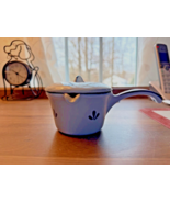 Dru Holland Enamel Ware Coated Cast Iron Butter Sauce Warmer  60s 70s Vi... - $398.96 MXN