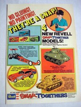 1976 Color Ad Revell Snap-Together Kits Mongoose Dragster, Vega Funny Car - $7.99