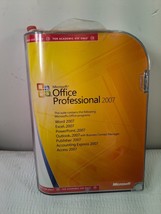 Microsoft Office Professional 2007 ACADEMIC USE with product key softwar... - £18.68 GBP