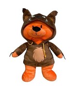 Kellytoy Orange Bear Wearing Brown Costume Plush Stuffed Animal Hallowee... - $27.57