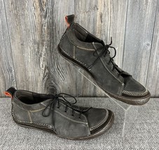 MUK LUKS Men&#39;s Corey Shoes Size 10 Brown Leather, Lace-Tie, Casual, Walking - $17.82