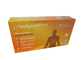 Body Comfort Neck And Shoulder Pack Reusable Instant Heat Latex Free New in Box - £11.86 GBP