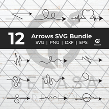 Arrows svg bundle thumb200