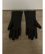 SIM ITALIAN GLOVES  Women&#39;s 100% Real leather Black Size 7 - Cashmere Lined - £27.53 GBP