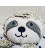Cloud Island Sloth Security Blanket Plush Satin Baby Lovey Toy Blue Targ... - £6.57 GBP
