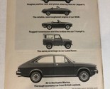 1974 Austin Marina Vintage Print Ad Advertisement pa20 - £7.09 GBP
