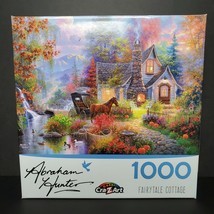 Fairytale Cottage Jigsaw Puzzle 1000 Piece Cra Z Art Abraham Hunter 27&quot; X 20&quot; - £3.94 GBP